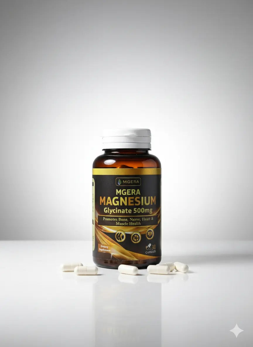 "MEGRA MAGNESIUM Glycinate 500mg HBF PHARMA"