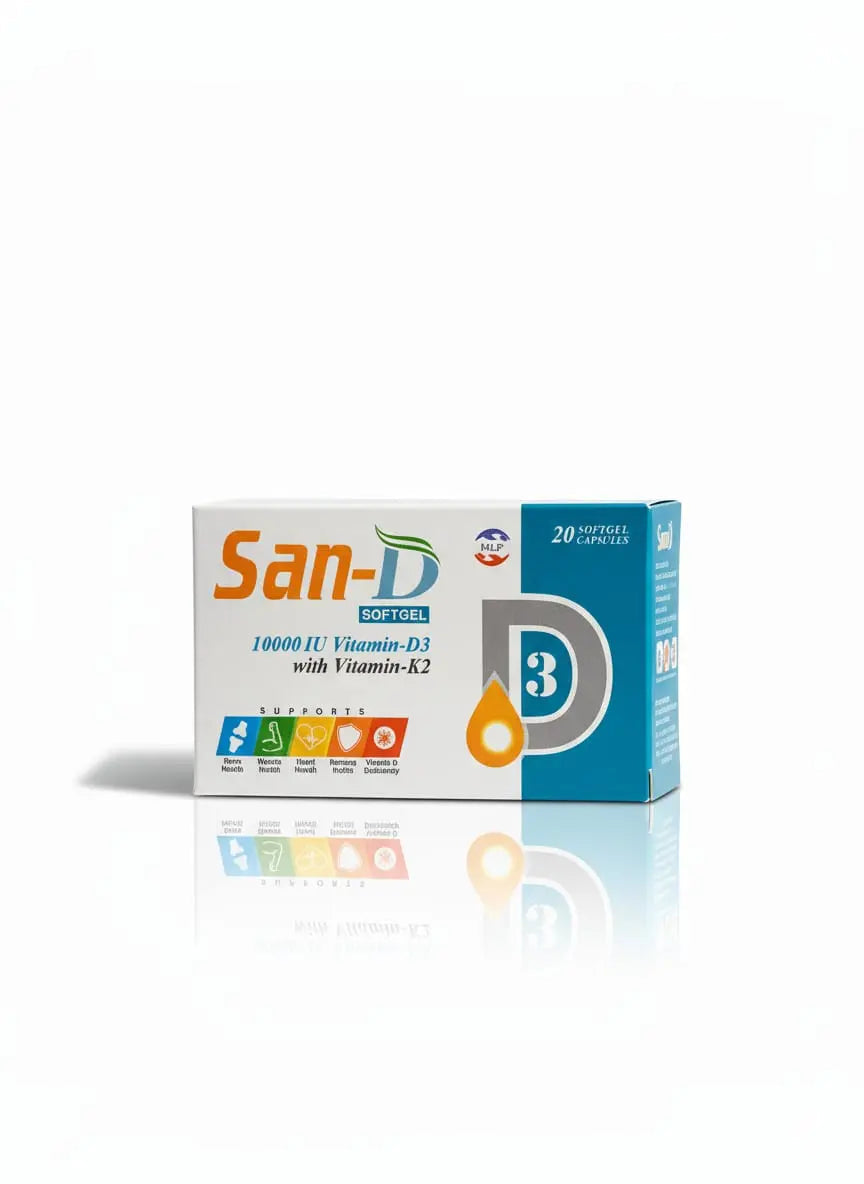 "SAN-D Vitamin D3 HBF PHARMA"