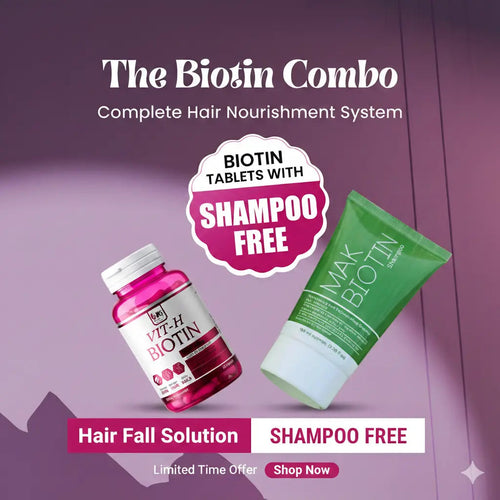 "Biotin Hair Strengthening Duo (Get Free Shampoo) HBF PHARMA"